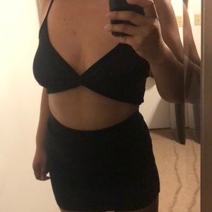 Tie front crop top